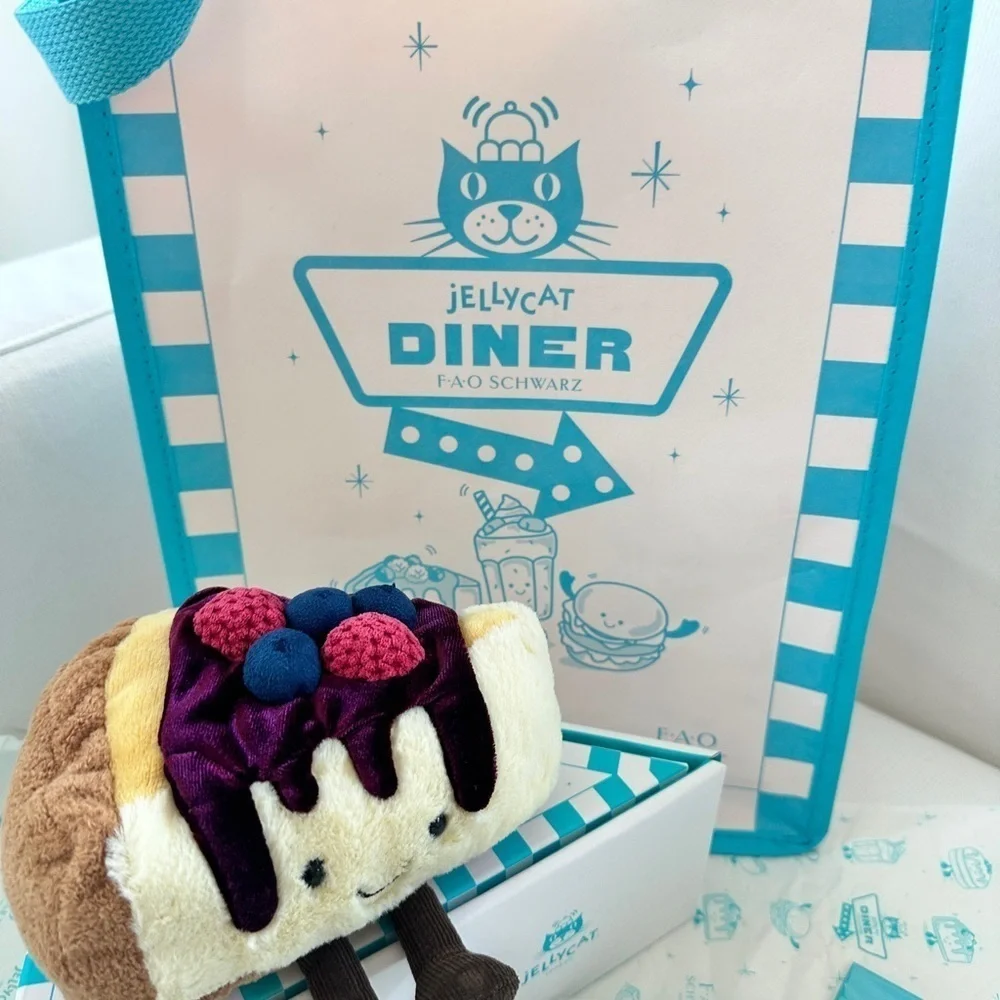 Jellycat FAO Schwarz NYC DINER EXCLUSIVE Crember Cheesecake 🔥🔥
